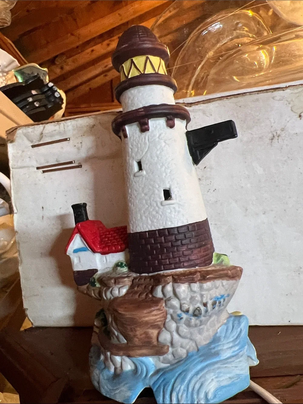 Vintage lighthouse light